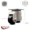 Service Caster Nylon Swivel TP Light Duty Floor Leveling Caster w/2.44" Diameter Black Wheel SCC-TPLV30S60-NYR-660-DC - alternate 3